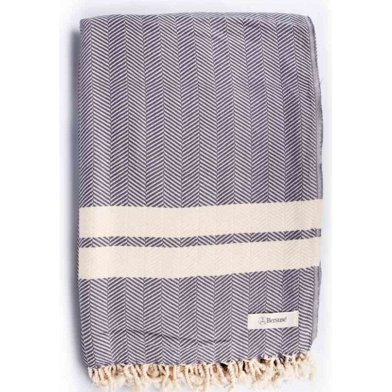 Herringbone XL Blanket-Bersuse Towels-Gone Bananas Beachwear