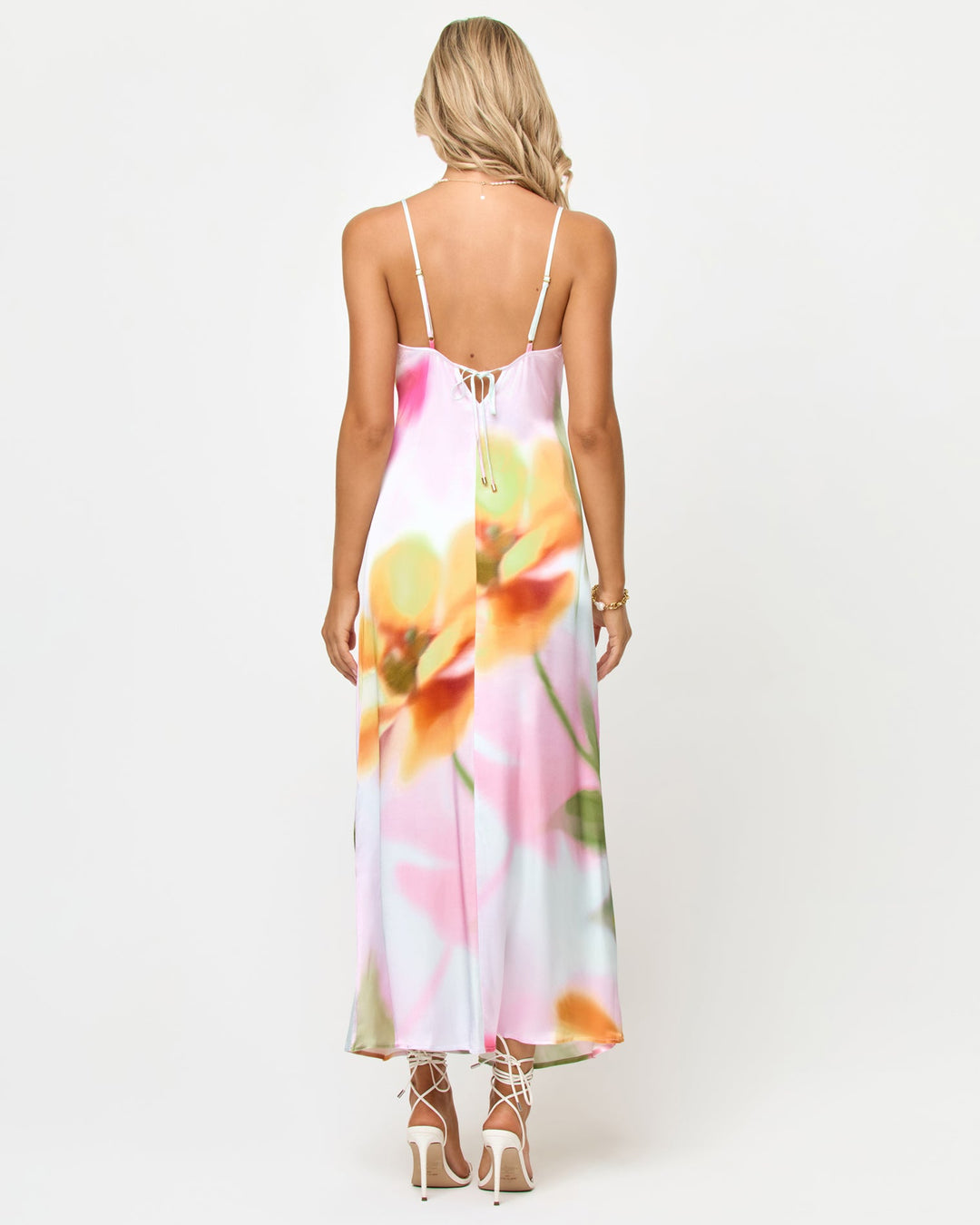 Hibiscus and Plumeria Oh My Gabby Maxi Dress-LSpace-Gone Bananas Beachwear