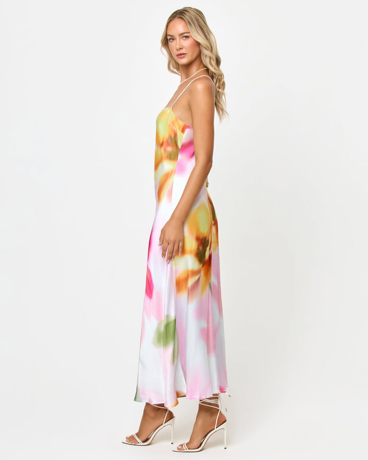 Hibiscus and Plumeria Oh My Gabby Maxi Dress-LSpace-Gone Bananas Beachwear