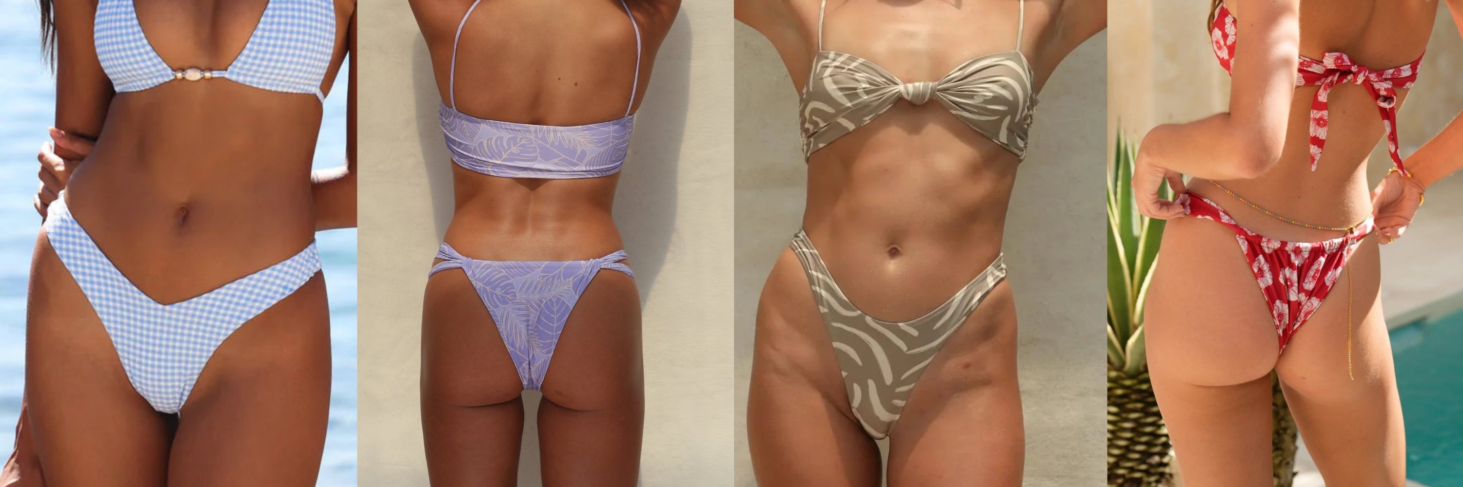 High Leg Bottoms Collection Slider - Gone Bananas Beachwear