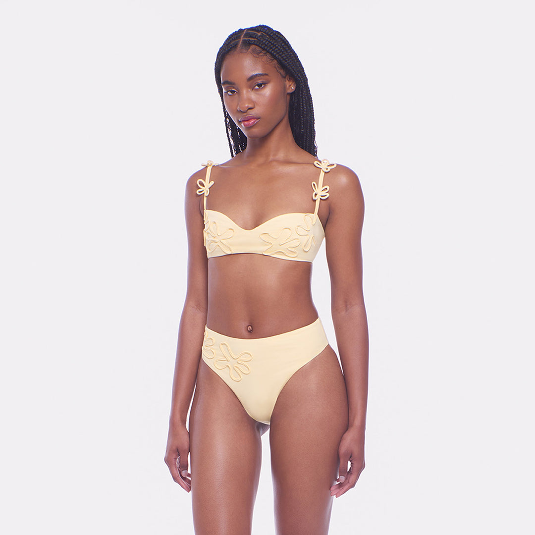 Honeycomb Ceci Bikini Top-Peixoto Swimwear-Gone Bananas Beachwear