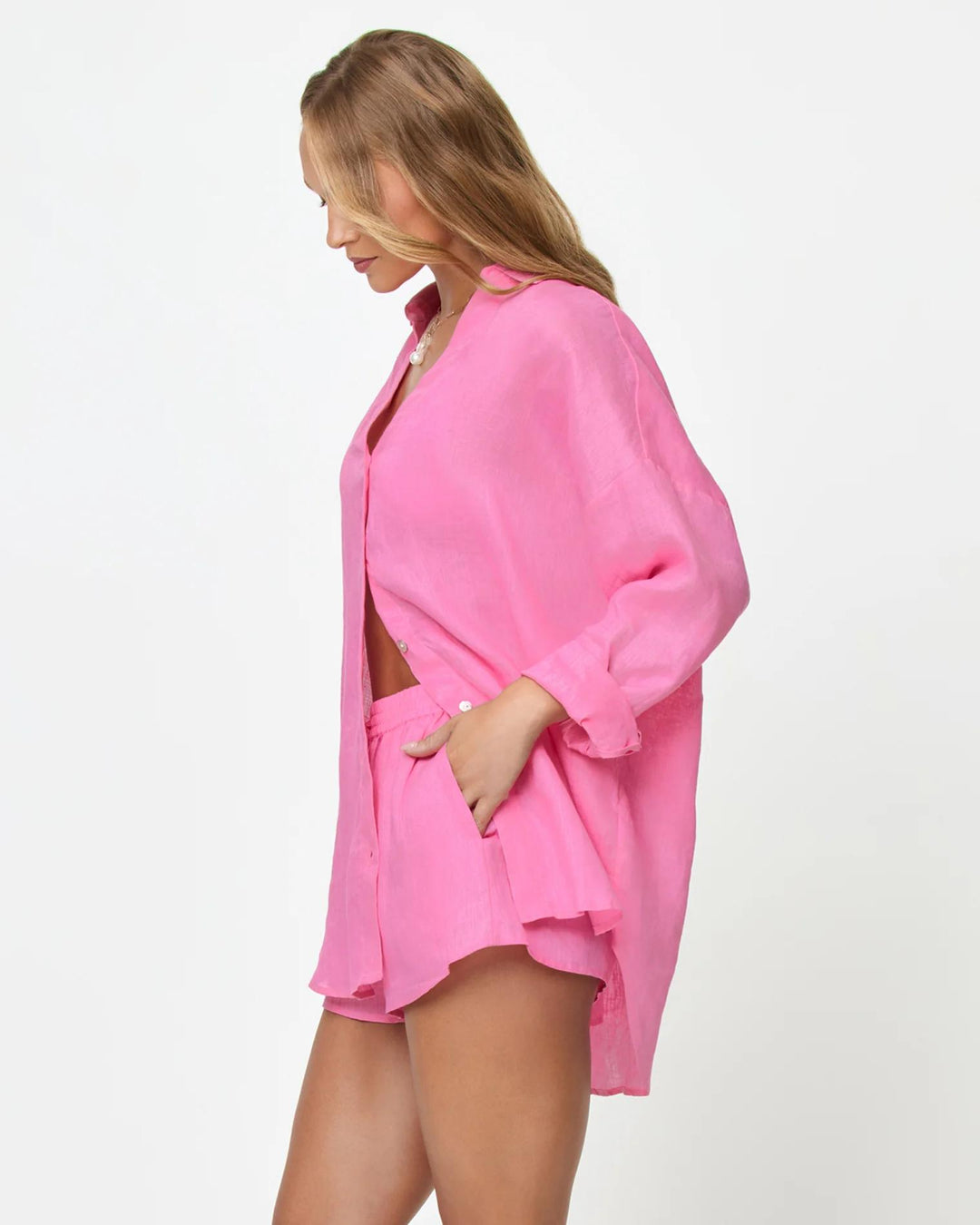 Hottest Pink Rio Tunic-LSpace-Gone Bananas Beachwear