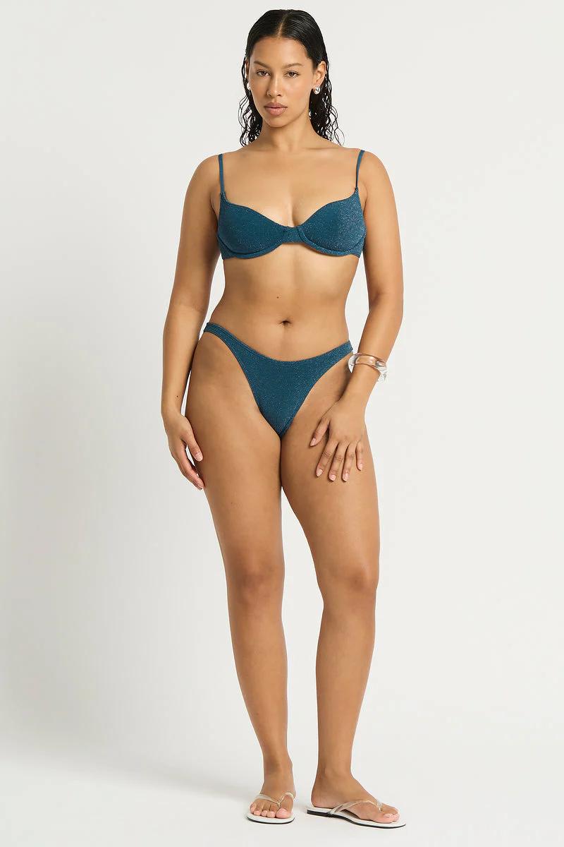 Ink Micro Lurex The Scene Bottom-BOUND by Bond-Eye-Gone Bananas Beachwear