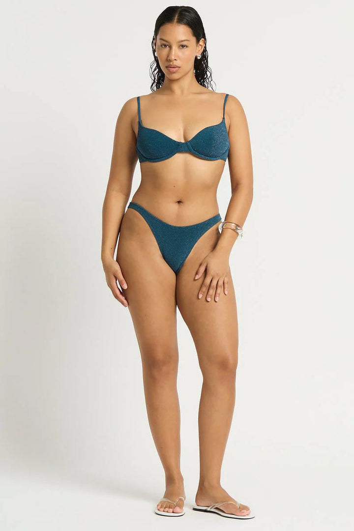 Ink Micro Lurex The Scene Bottom-BOUND by Bond-Eye-Gone Bananas Beachwear