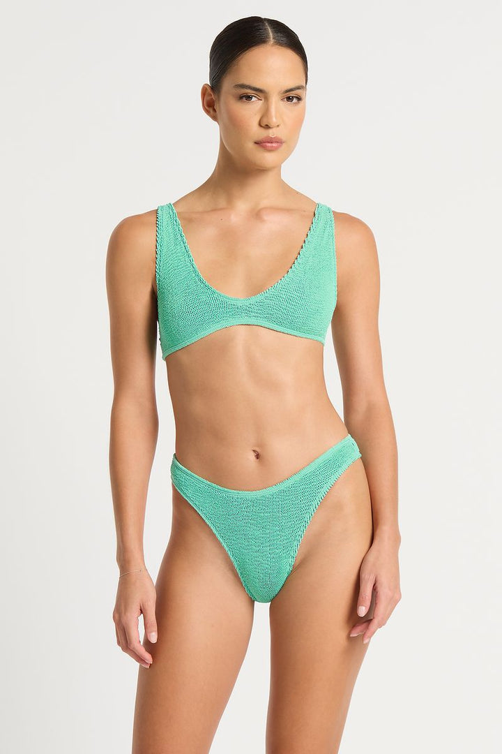 Jelly Mint Two Tone The Scout Top-BOUND by Bond-Eye-Gone Bananas Beachwear