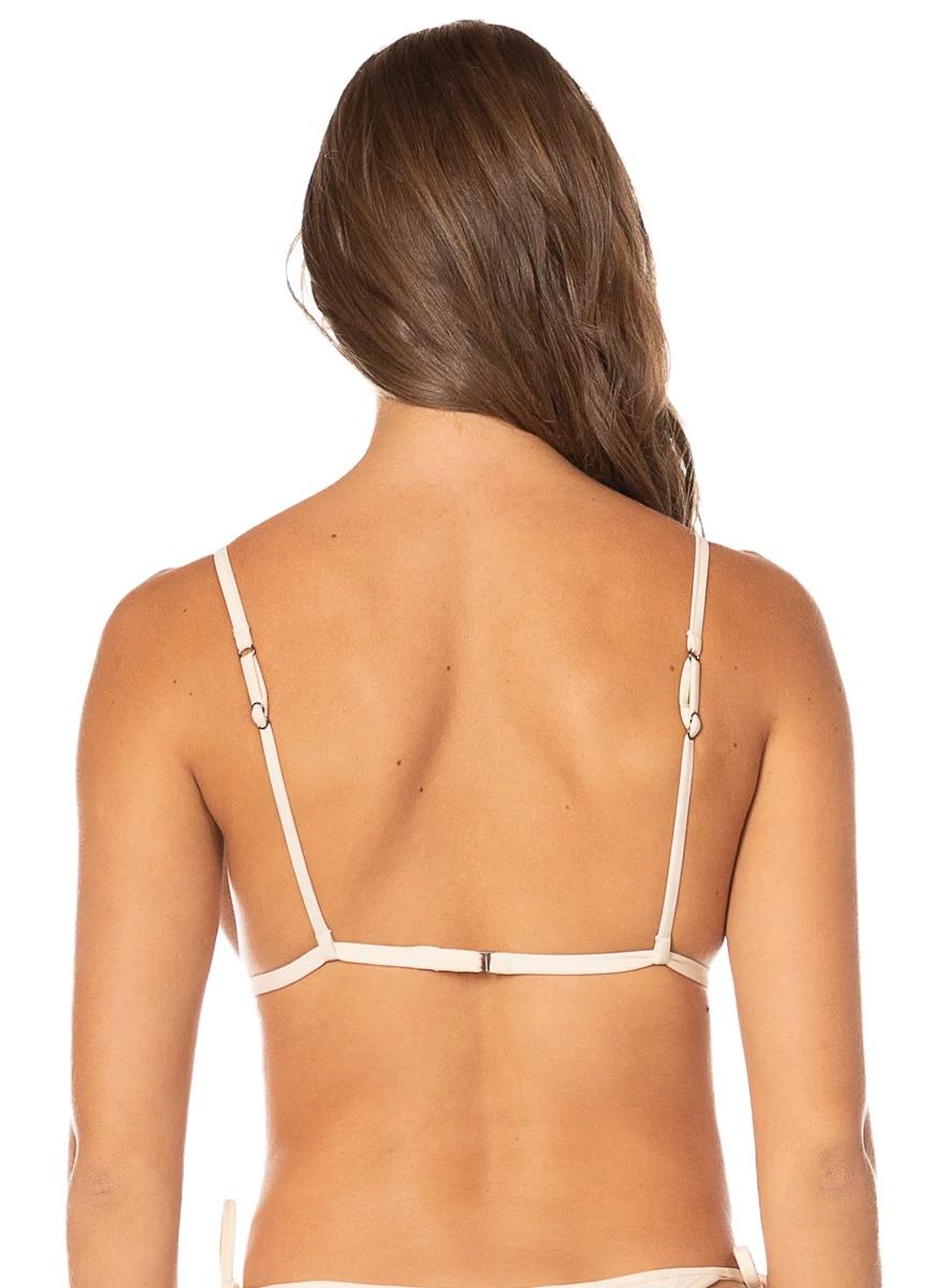 Lace Whisper Ginger Triangle Top-Maaji-Gone Bananas Beachwear