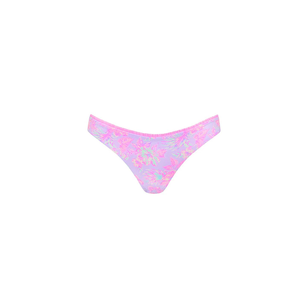 Lilac Love Decorative Minimal Cheeky Bikini Bottom-Kulani Kinis-Gone Bananas Beachwear