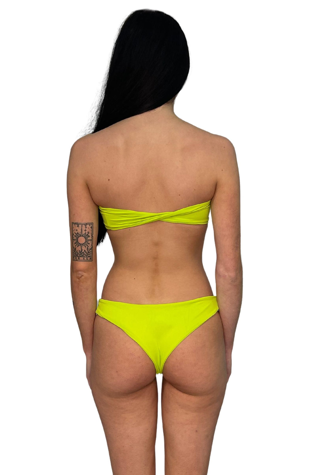 Lime Mandy Medium Bottom-Indah-Gone Bananas Beachwear
