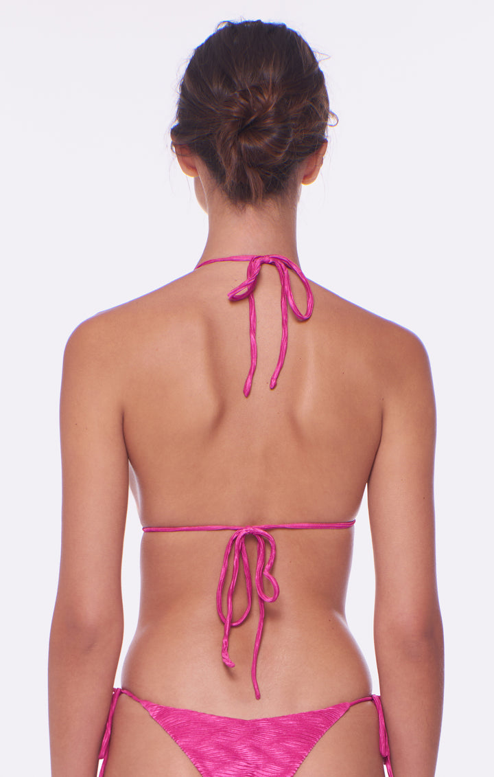 Magenta Waves Benji Bikini Top-Peixoto Swimwear-Gone Bananas Beachwear