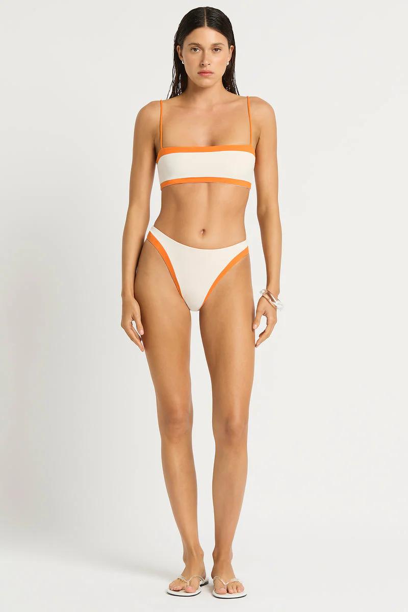 Mandarin/Coconut The Fosca Reversible Bottom-Bond-Eye Australia-Gone Bananas Beachwear