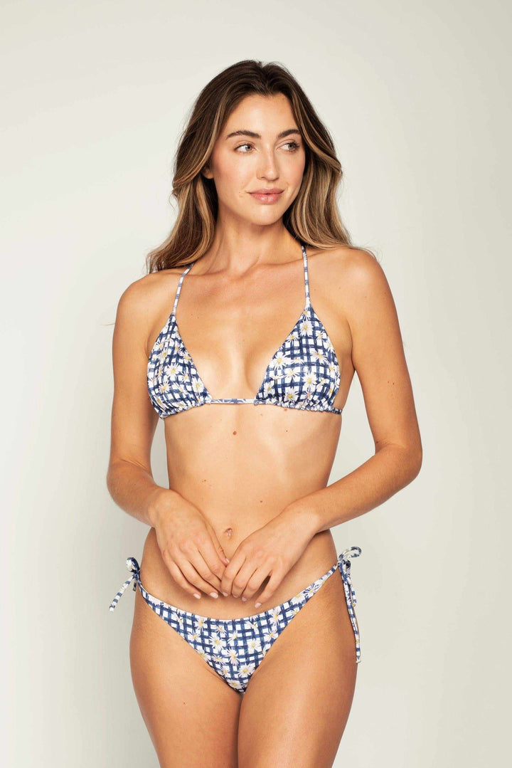 Meadow Gingham Fifi Tri Top-Peixoto Swimwear-Gone Bananas Beachwear