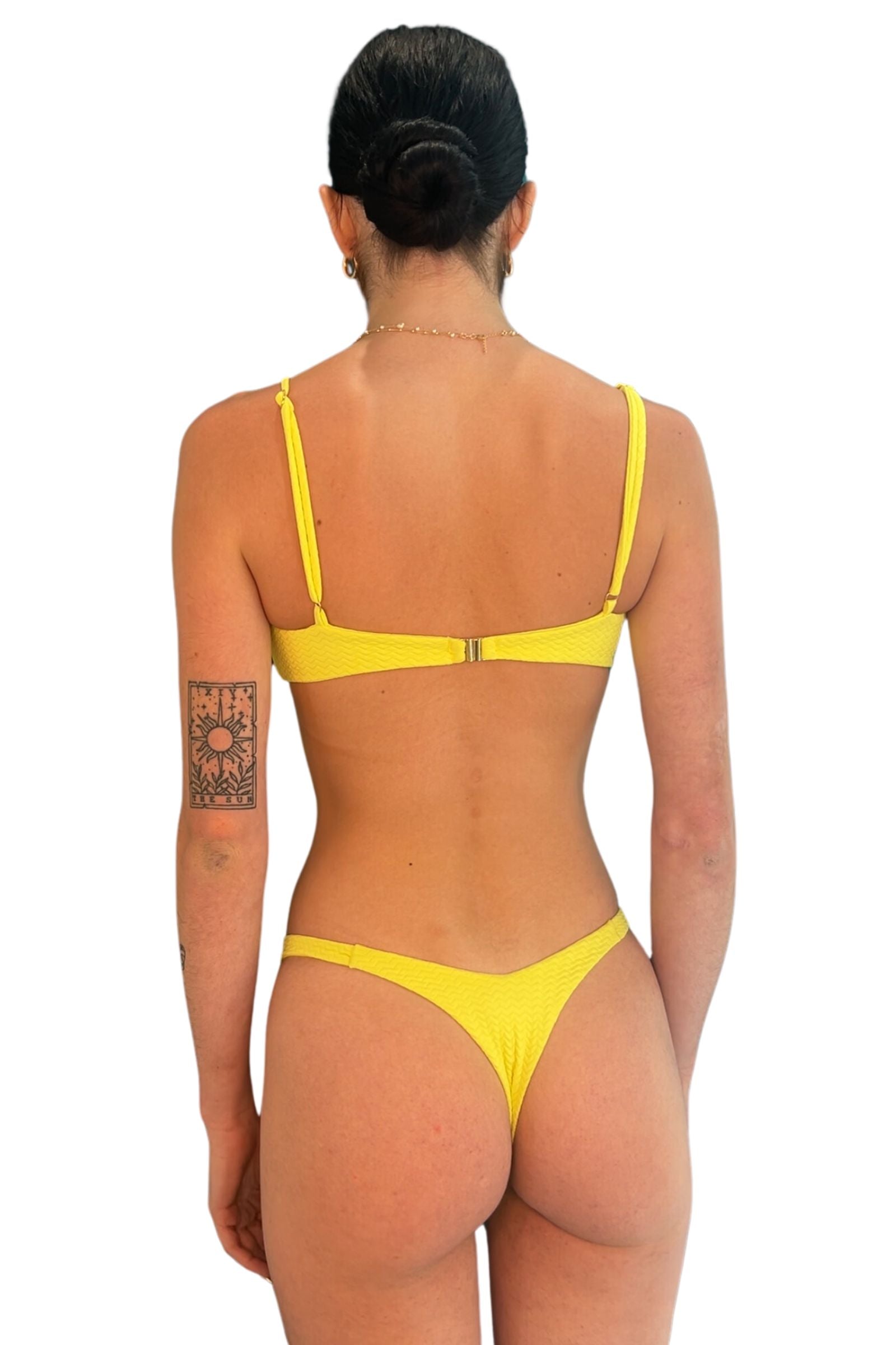 Melon High Leg Thong Bikini Bottom-Despi-Gone Bananas Beachwear