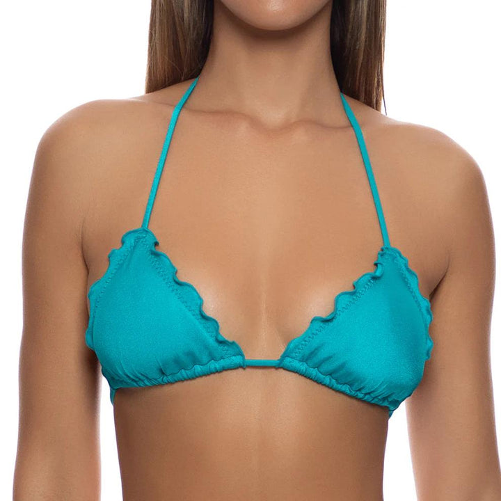 Mermaid Cosita Buena Wavy Triangle Top-Luli Fama-Gone Bananas Beachwear