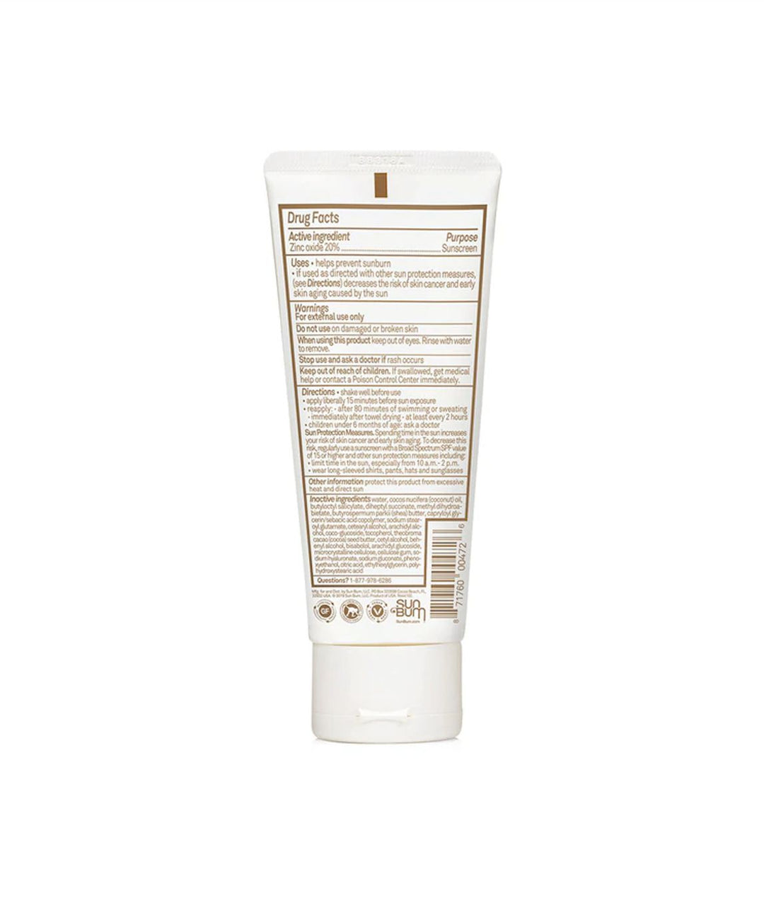 Mineral SPF 50 Sunscreen Lotion 3 FL OZ-Sun Bum-Gone Bananas Beachwear