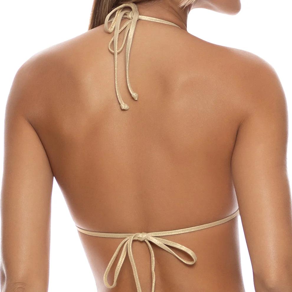 Multicolor Zig Zag Flow Molded Push Up Bandeau Halter Top-Luli Fama-Gone Bananas Beachwear