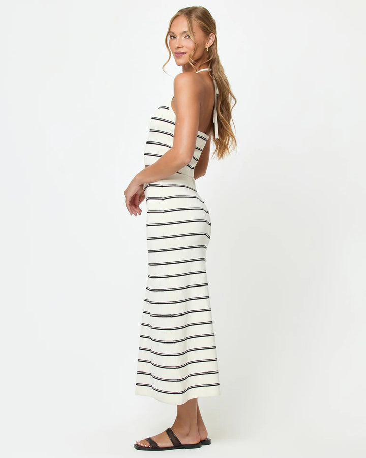 Mykonos Stripe Ravello Skirt-LSpace-Gone Bananas Beachwear