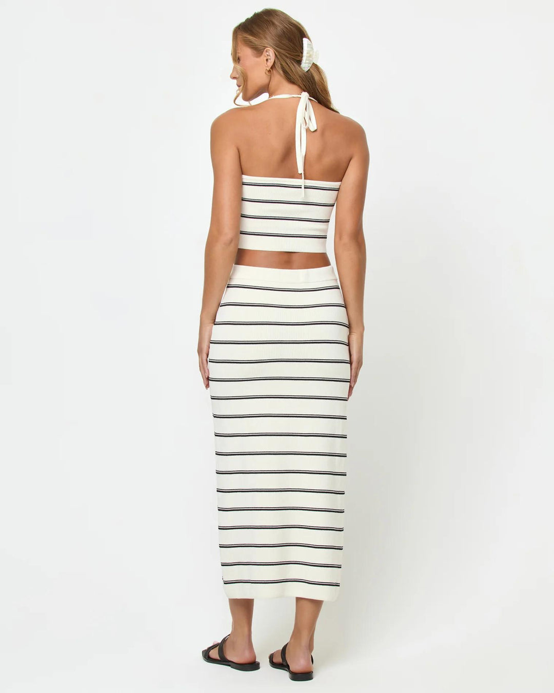 Mykonos Stripe Ravello Skirt-LSpace-Gone Bananas Beachwear