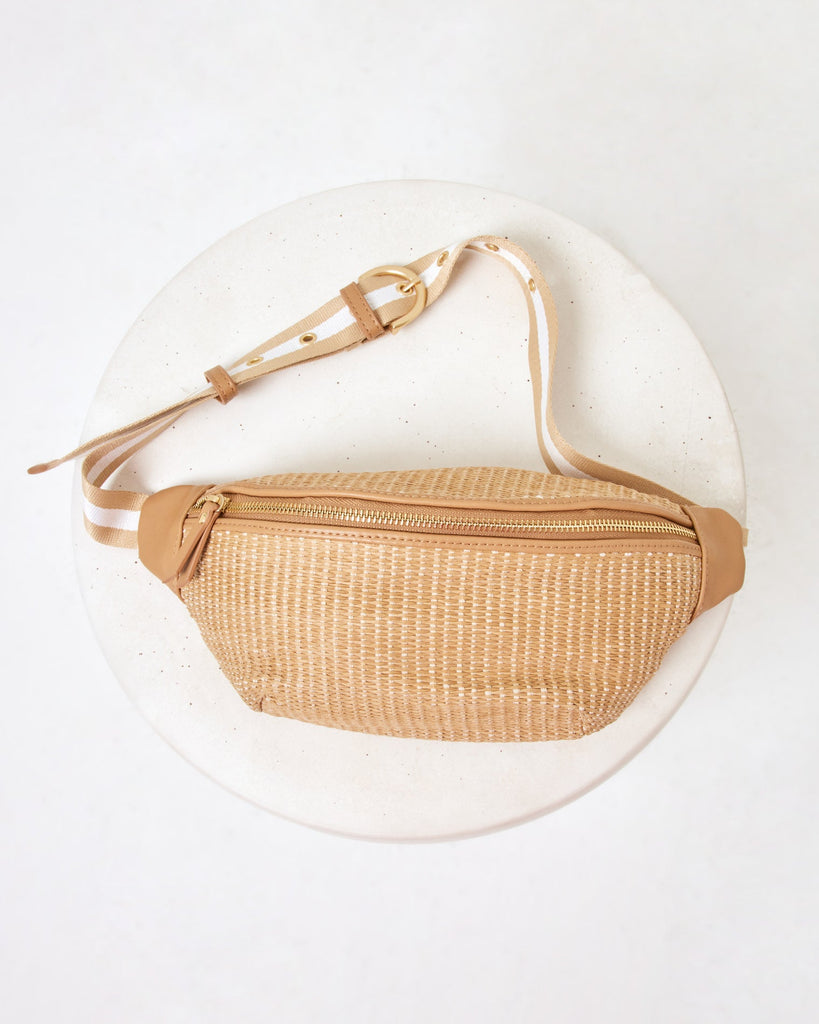 Natural Evie Fanny Pack-LSpace-Gone Bananas Beachwear