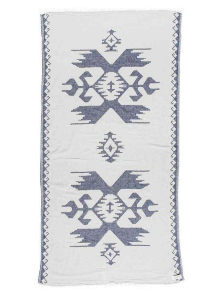 Oaxaca Dual-Layer Turkish Towel-Bersuse Towels-Gone Bananas Beachwear