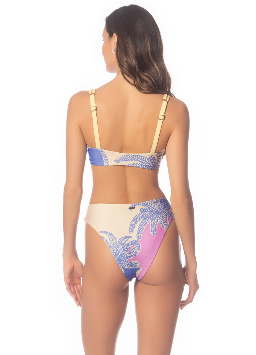 Periwinkle Palms Inessa Bralette Bikini Top-Maaji-Gone Bananas Beachwear