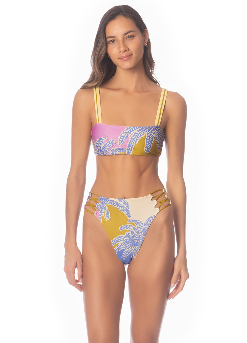 Periwinkle Palms Inessa Bralette Bikini Top-Maaji-Gone Bananas Beachwear