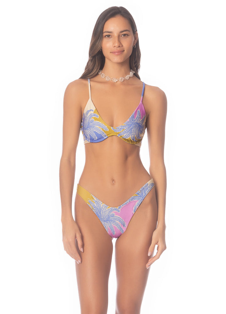 Periwinkle Palms Splendour Bikini Bottom-Maaji-Gone Bananas Beachwear