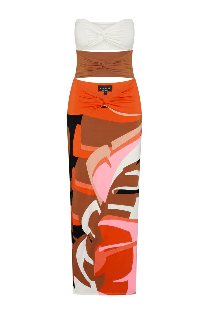 Picasso/Mix Charlie Dress-Indah-Gone Bananas Beachwear