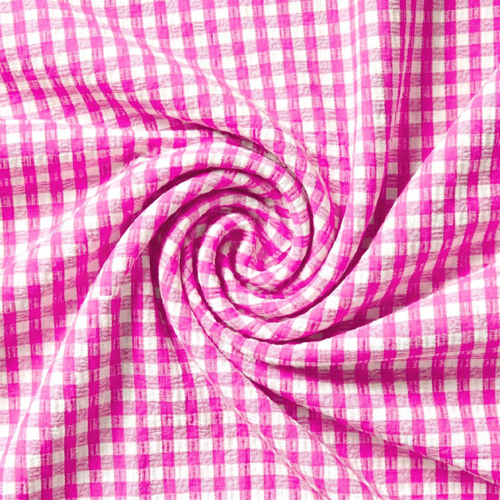 Pink Diva Lettuce Edge Thong Tie Side Bikini Bottom-Kulani Kinis-Gone Bananas Beachwear