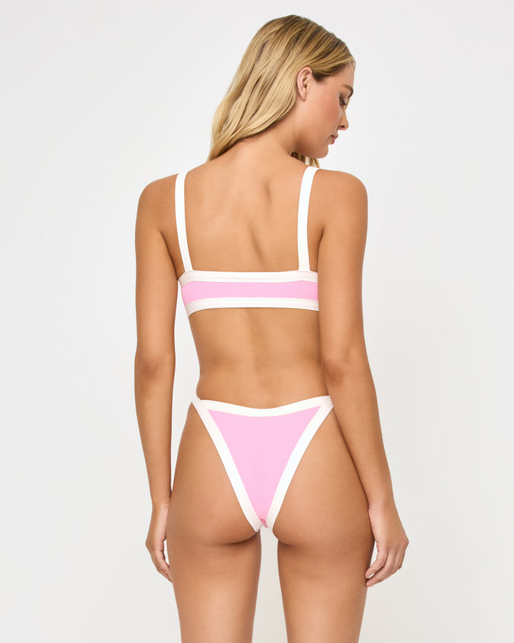 Pink Sugar/Cream Taylor Top-LSpace-Gone Bananas Beachwear