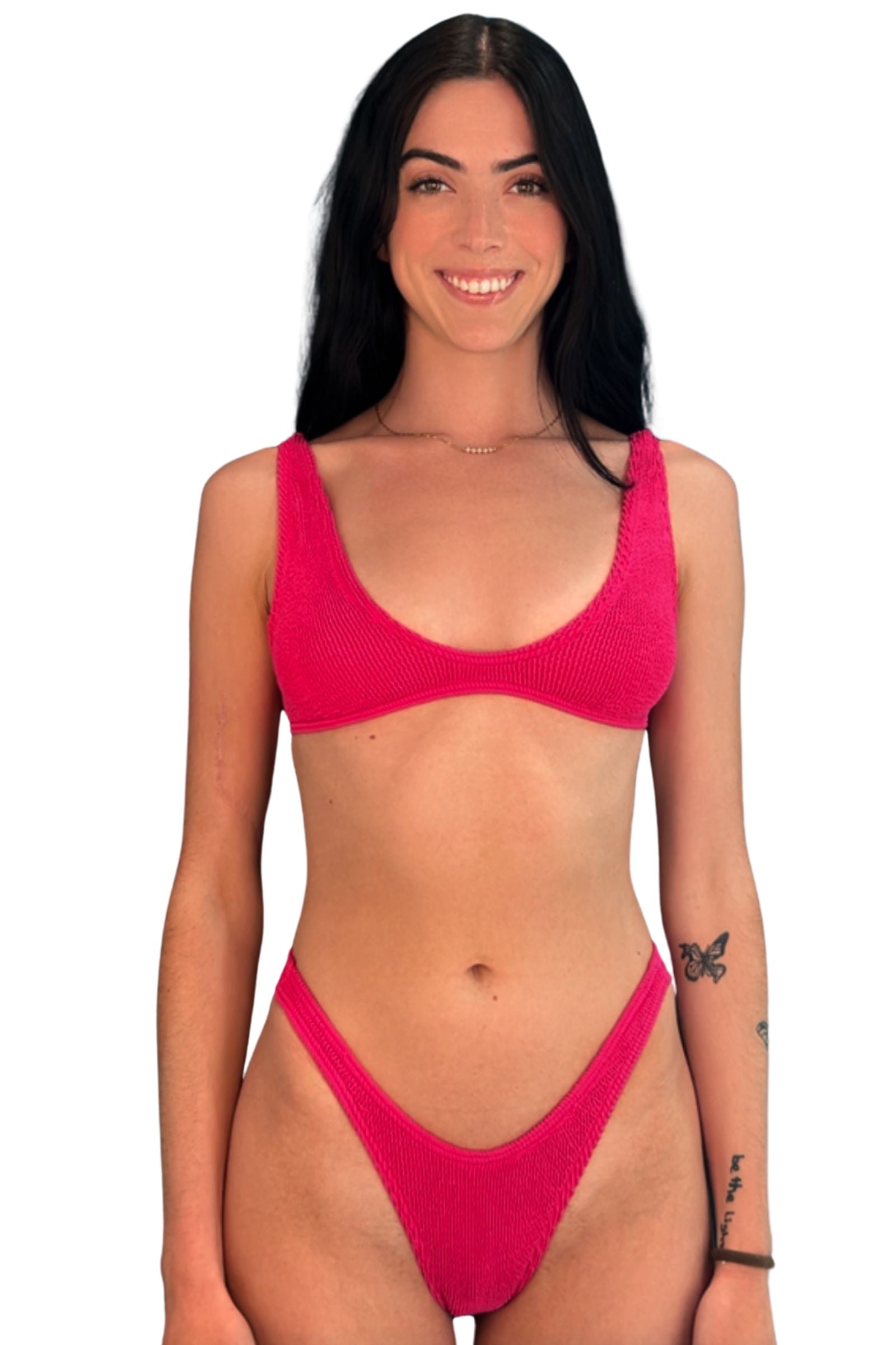 Raspberry Recycled The Scout Top-BOUND by Bond-Eye-Gone Bananas Beachwear