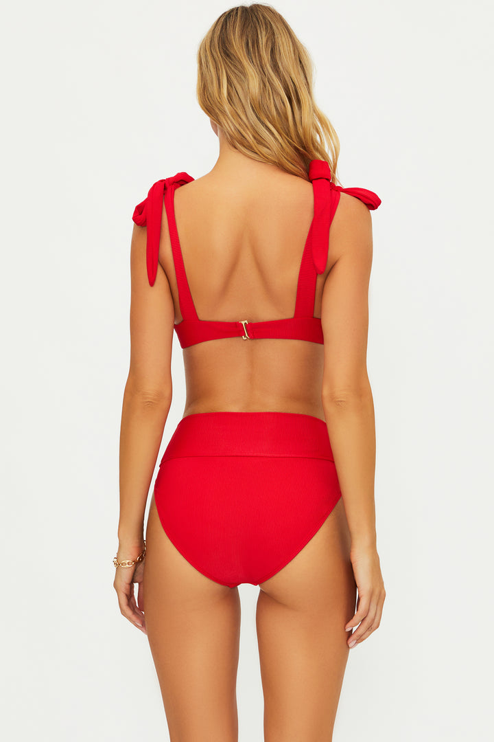 Red Full Highway Bottom-Beach Riot-Gone Bananas Beachwear