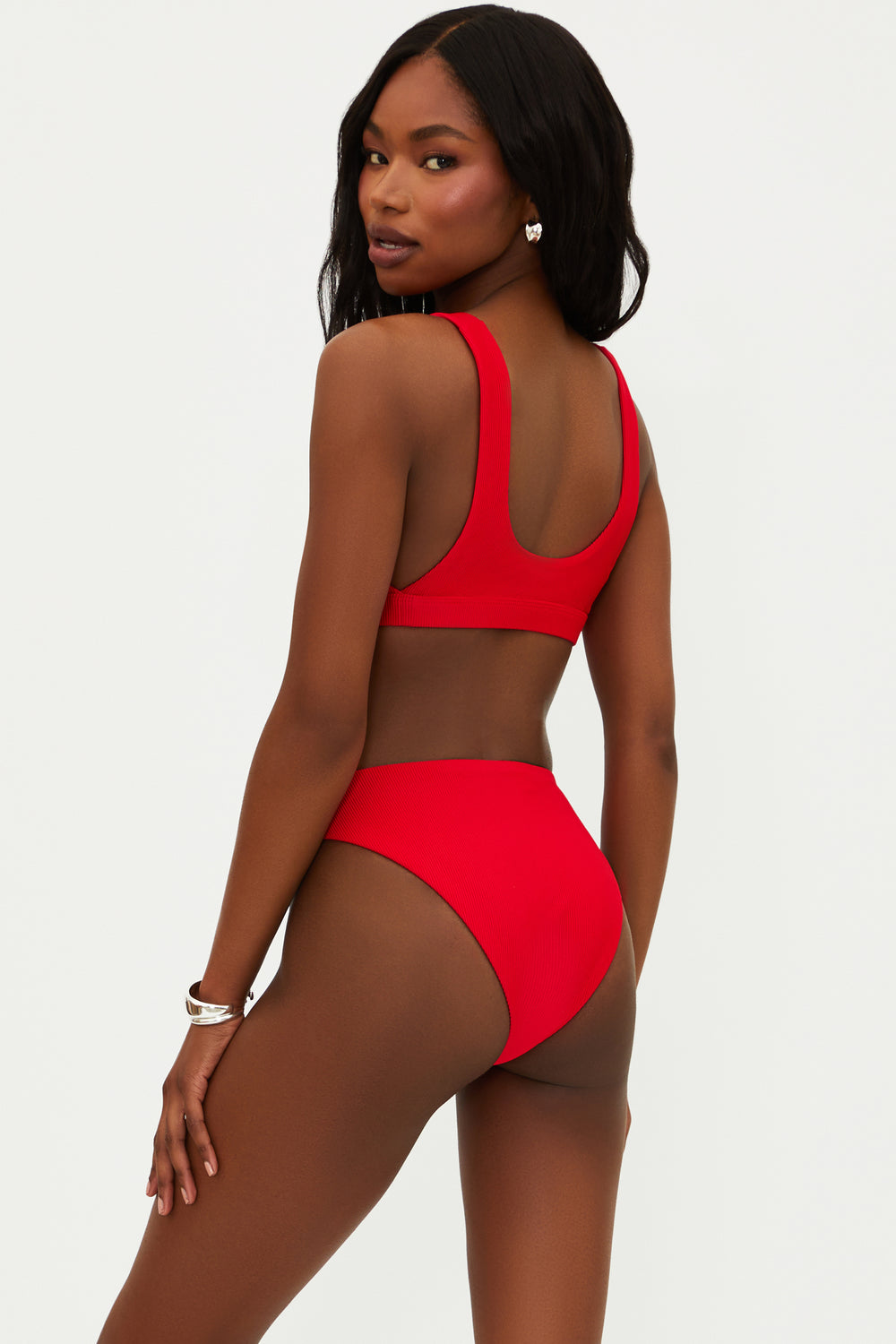 Red Peyton Top-Beach Riot-Gone Bananas Beachwear