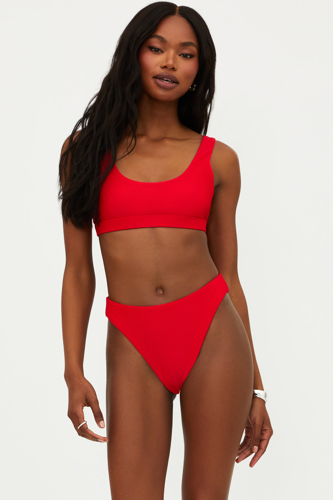 Red Peyton Top-Beach Riot-Gone Bananas Beachwear