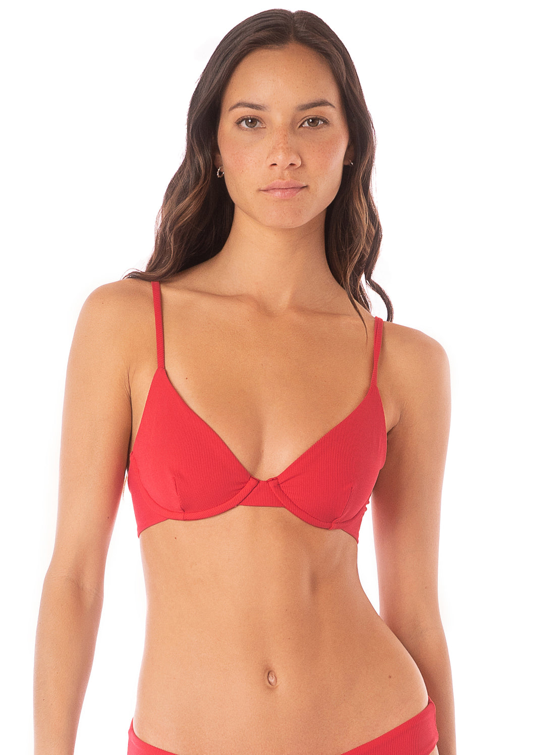 Red Reversible Camelia Dainty Top-Maaji-Gone Bananas Beachwear