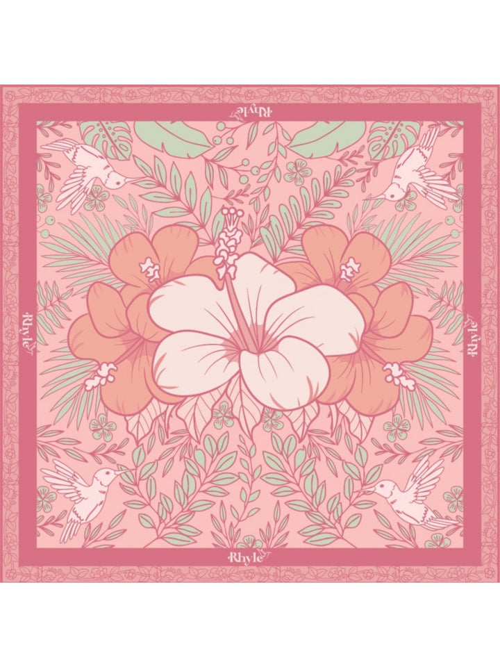 Rhyle Rose Floral Rhyle Scarf-Rhyle Swim-Gone Bananas Beachwear