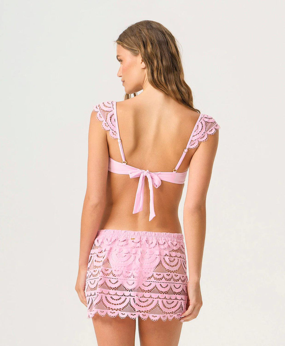Rose Lace Maycee Skirt-PQ Swim-Gone Bananas Beachwear