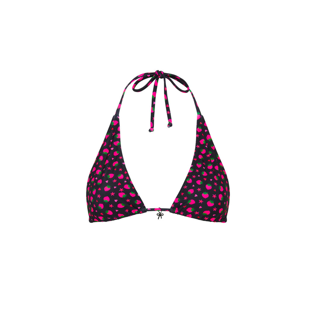 Ruby Kisses Classic Tie Halter Bikini Top-Kulani Kinis-Gone Bananas Beachwear