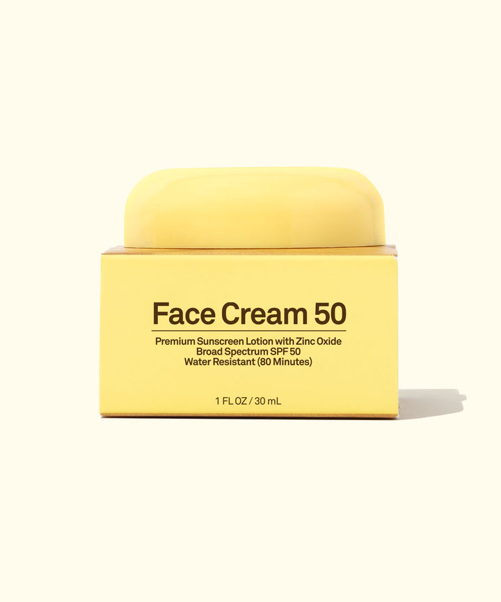 SPF 50 Face Cream with Zinc Oxide-Sun Bum-Gone Bananas Beachwear