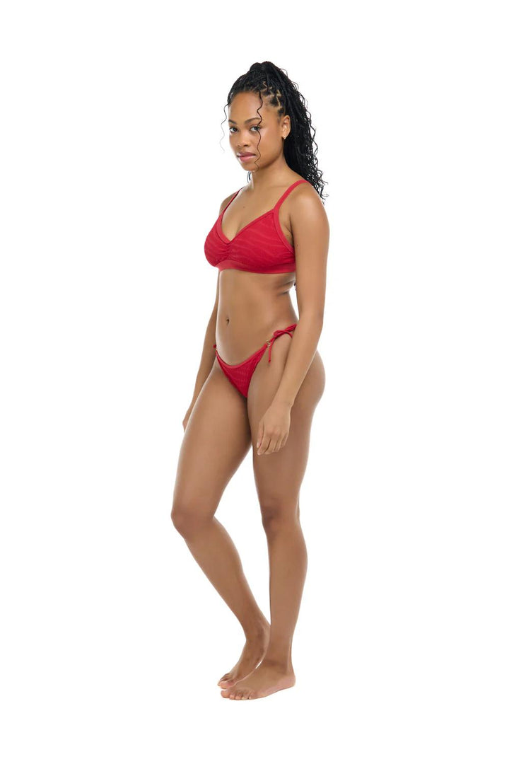 Scarlet Cherry Drew Top-Body Glove-Gone Bananas Beachwear