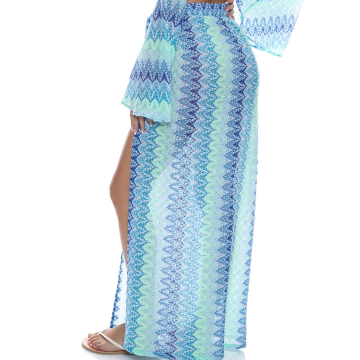 Seven Seas Long Wrap Skirt-Luli Fama-Gone Bananas Beachwear