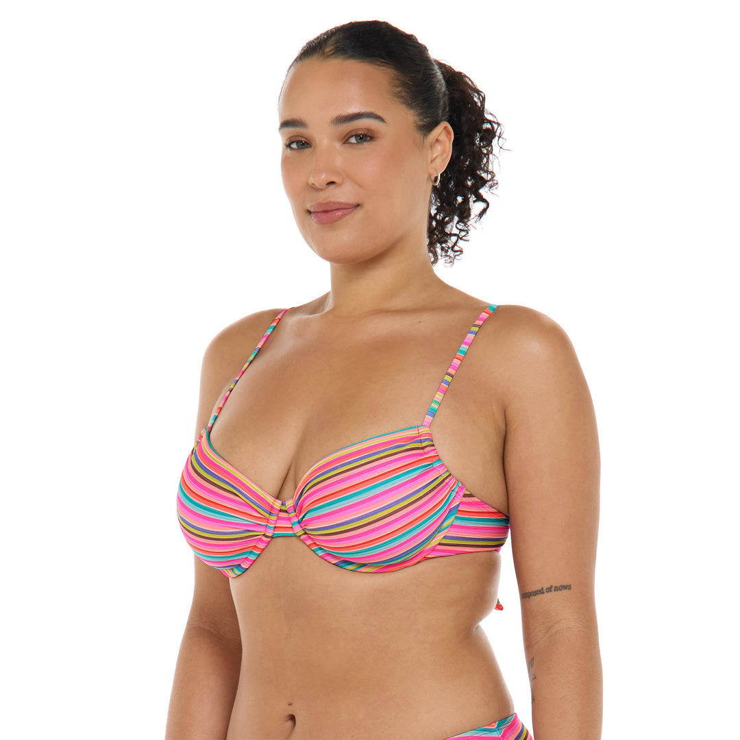 Shimmer Multi Alice Top-Body Glove-Gone Bananas Beachwear