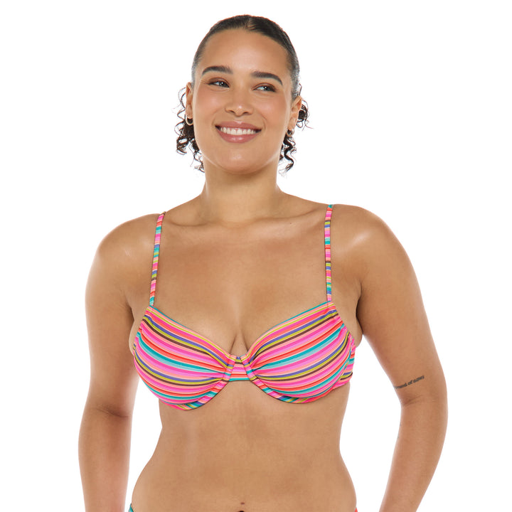 Shimmer Multi Alice Top-Body Glove-Gone Bananas Beachwear