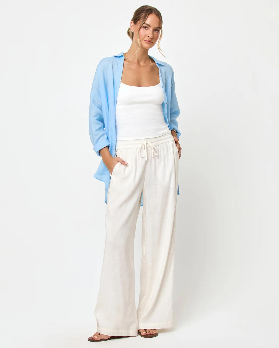 Sky Blue Rio Tunic-LSpace-Gone Bananas Beachwear