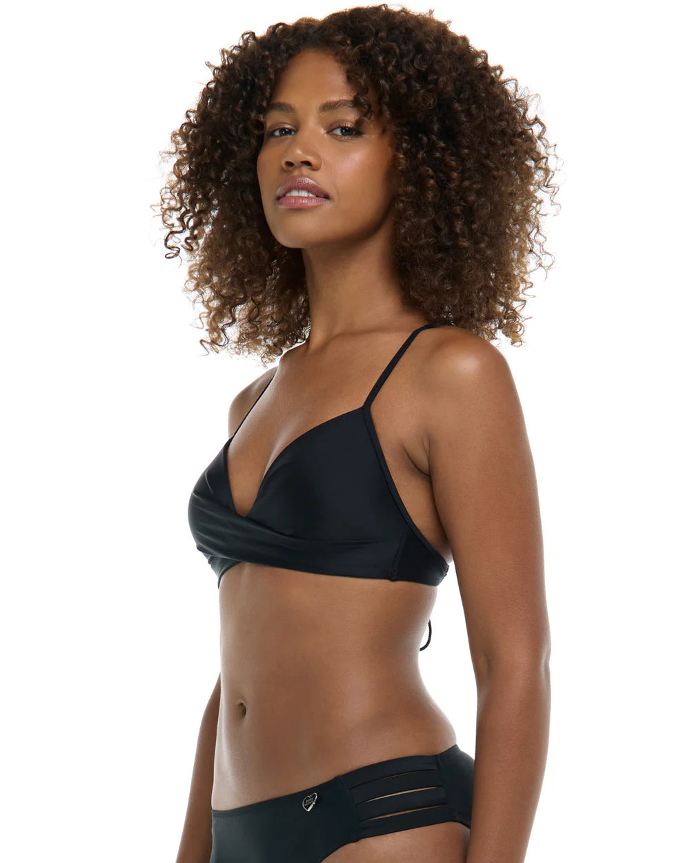 Smoothies Black Kerry Fixed Triangle Bikini Top-Body Glove-Gone Bananas Beachwear