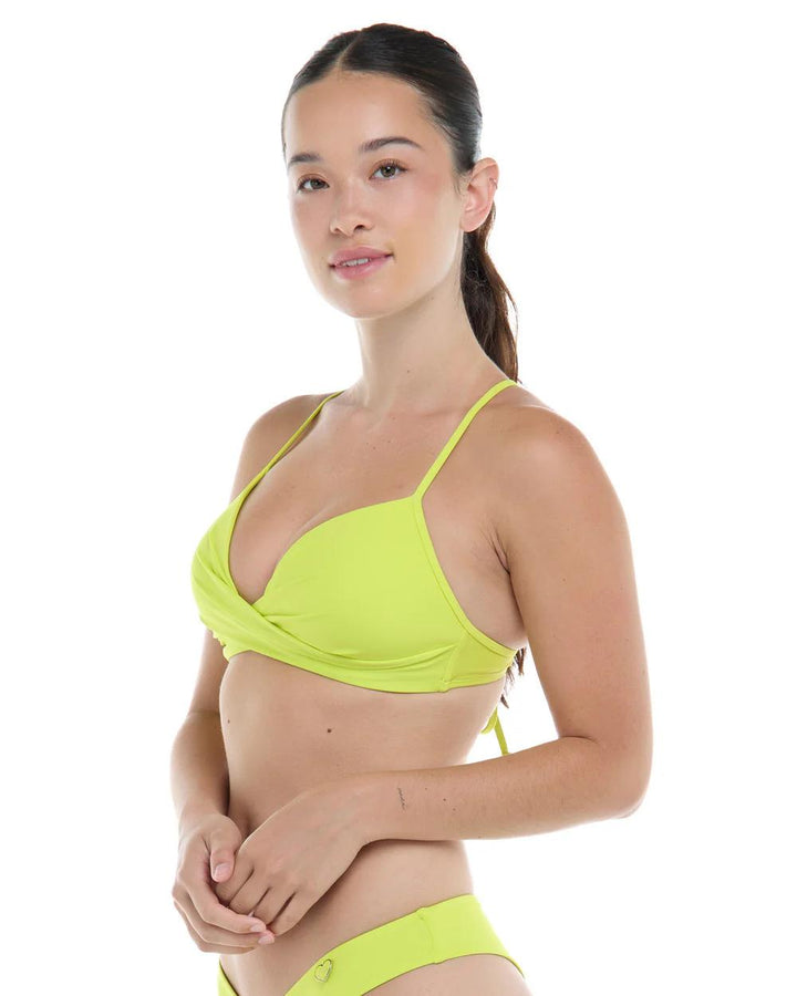 Smoothies Key Lime Kerry Fixed Triangle Bikini Top-Body Glove-Gone Bananas Beachwear