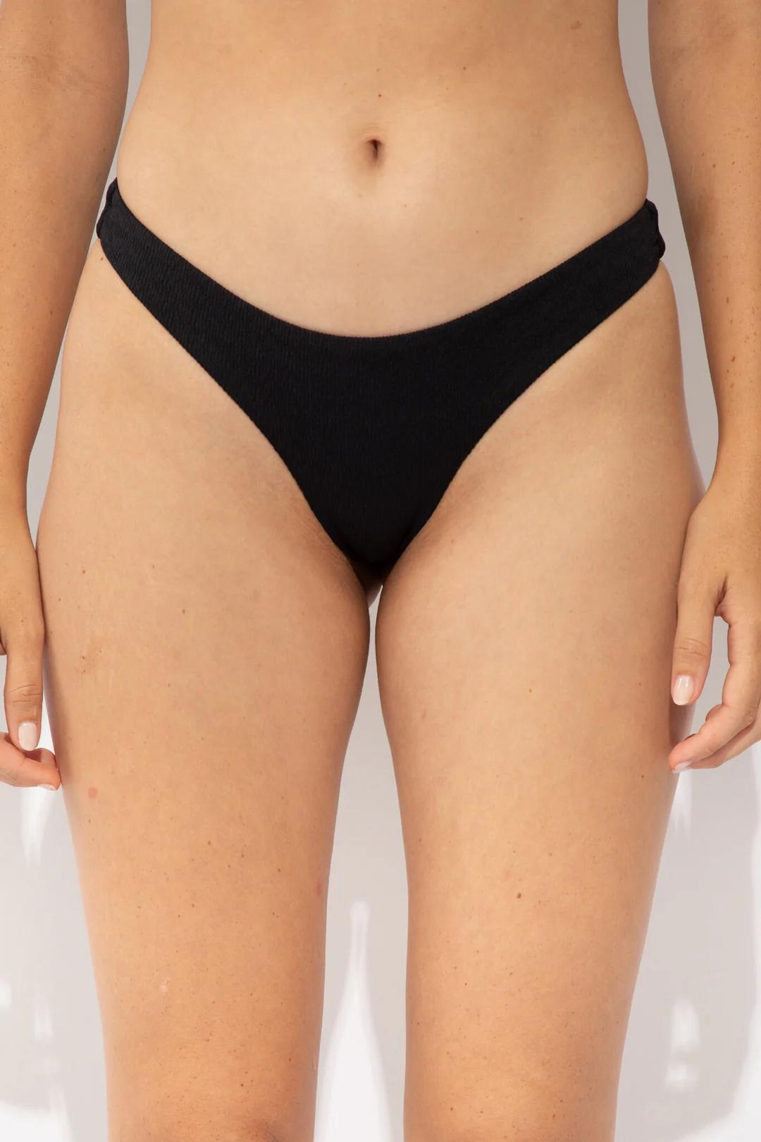 Solar-Black Essential Bottom-Rio De Sol-Gone Bananas Beachwear