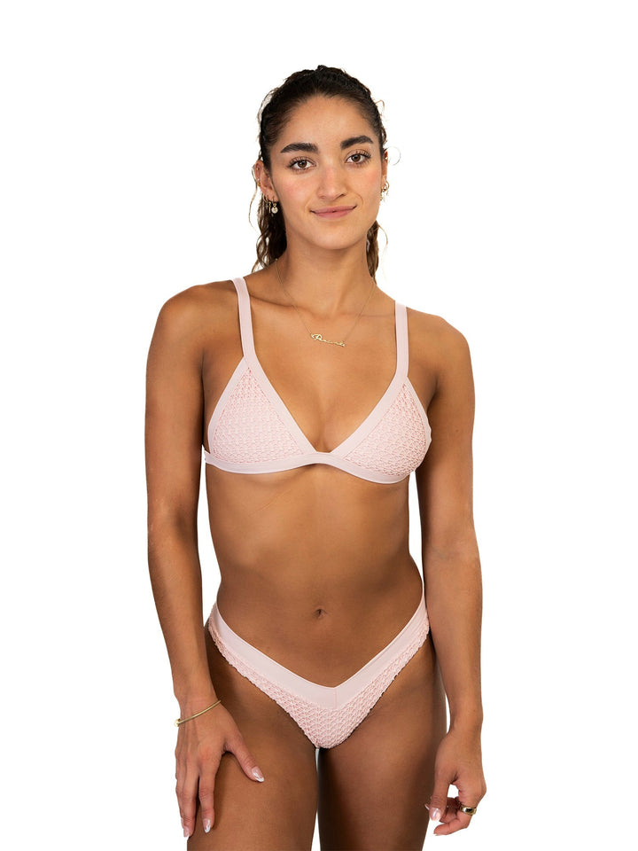 Sorbet Overlay Fixed Tri Top-Rhyle Swim-Gone Bananas Beachwear