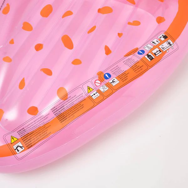 Strawberry Pink Berry Luxe Lie-On Float-SUNNYLiFE-Gone Bananas Beachwear