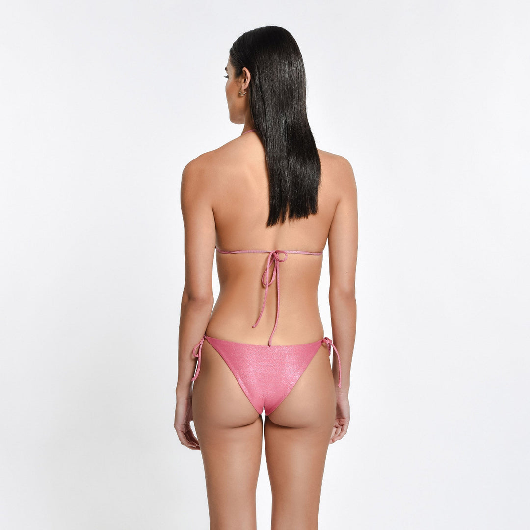 Noelani Full Coverage Bikini Bottom in Pink