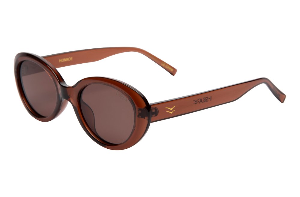 Taupe Polarized Monroe Sunglasses-I-SEA Sunglasses-Gone Bananas Beachwear